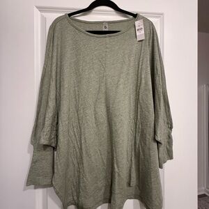 Lou & Grey Olive Green Top